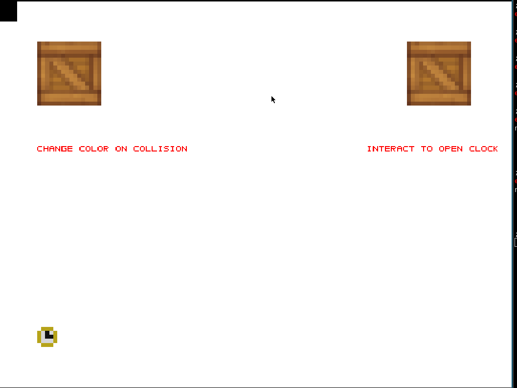 gif showing the pocket watch item